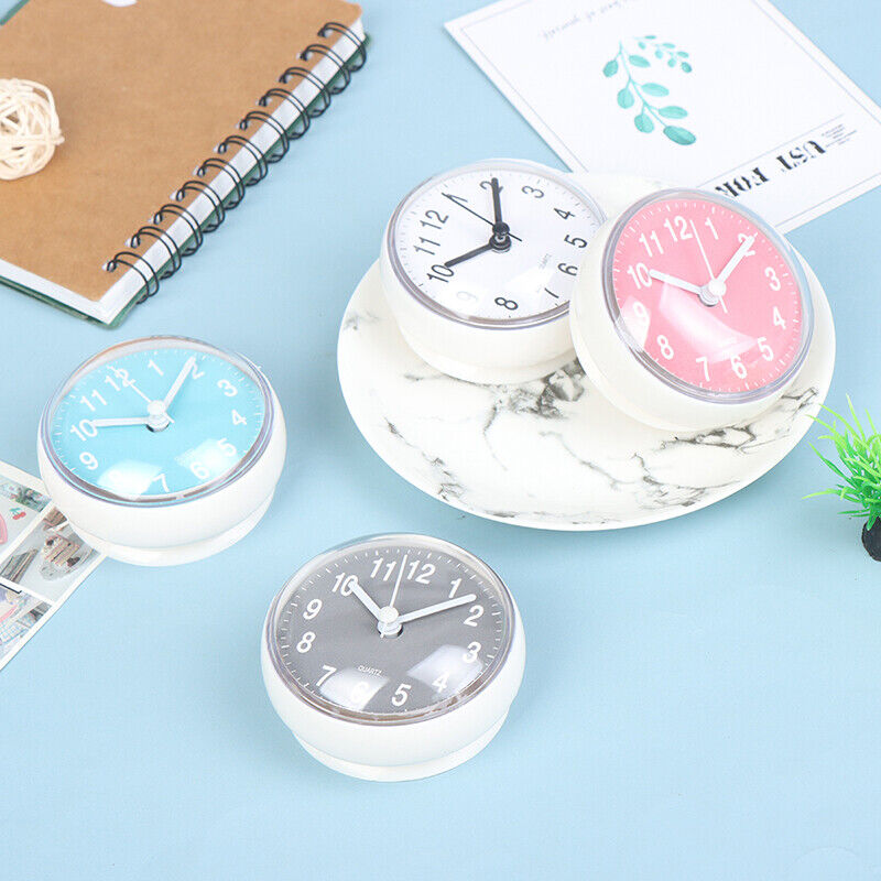Bathroom Wall Clock With Suction Cup