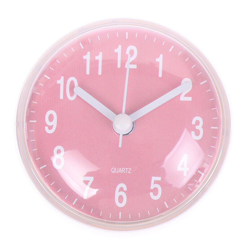 Bathroom Wall Clock With Suction Cup