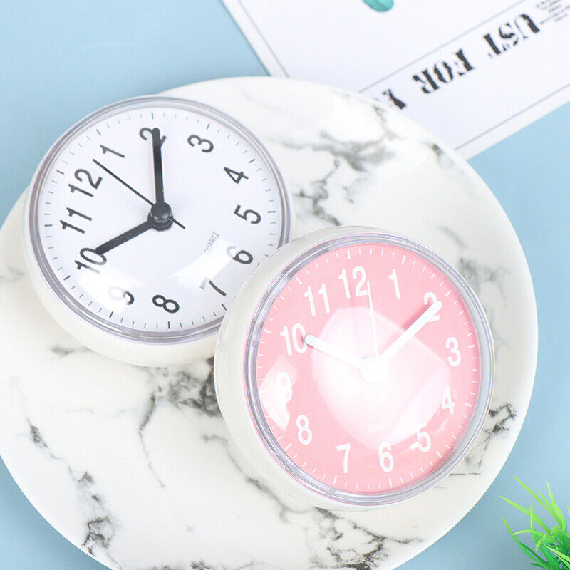 Bathroom Wall Clock With Suction Cup