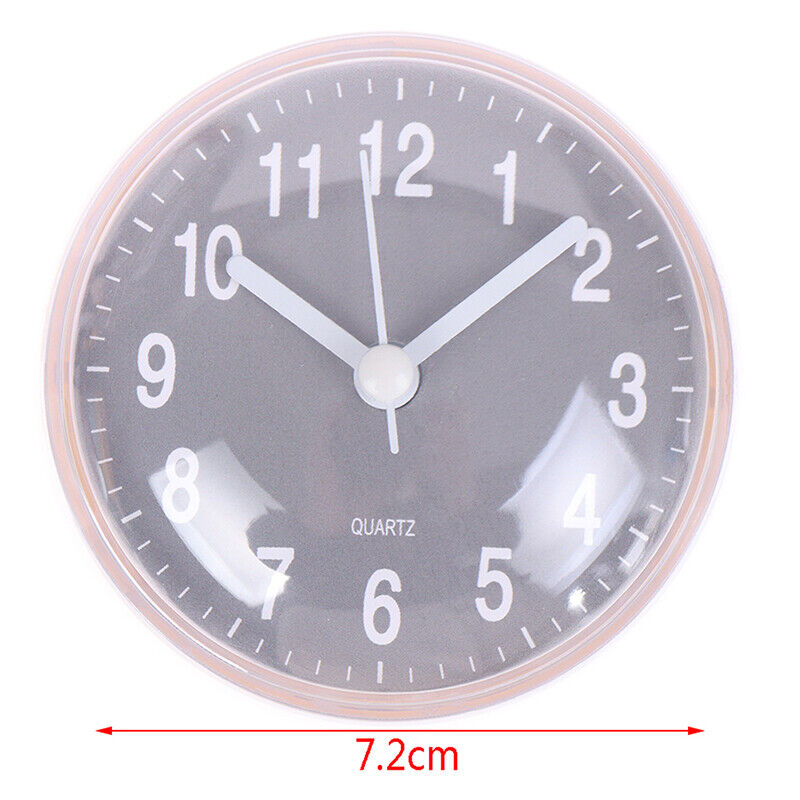 Bathroom Wall Clock With Suction Cup