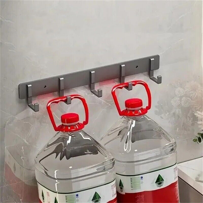 Key Holder Rack With 3 To 7 Hooks Wall Mounted