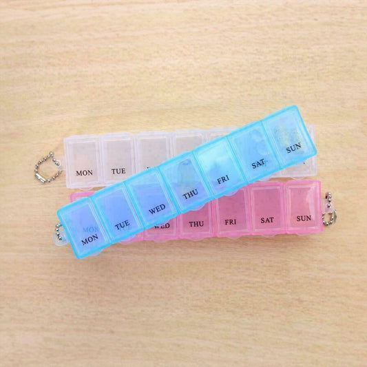 Weekly 7 Day Pill Box Medicine Tablet Organiser Storage Case