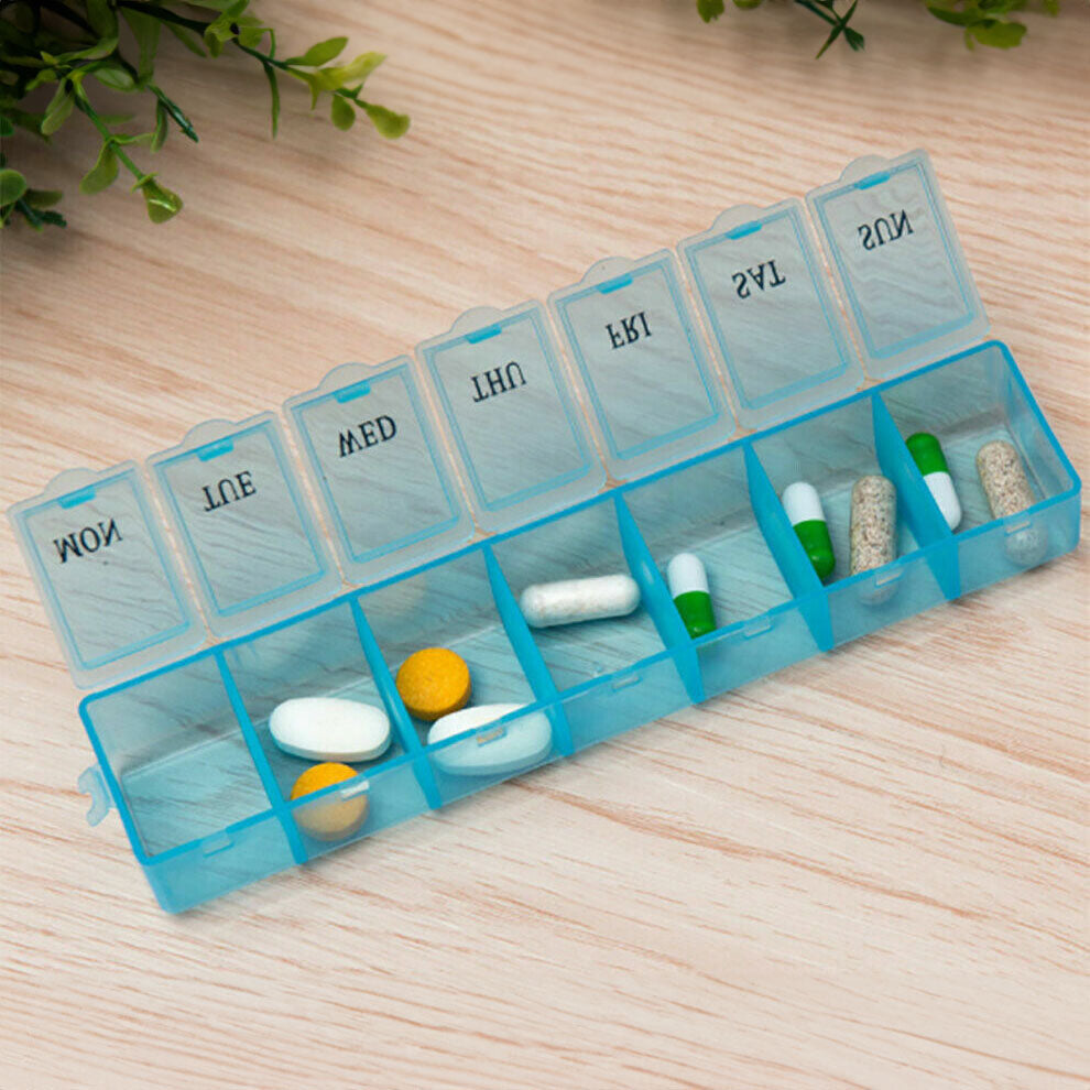 Weekly 7 Day Pill Box Medicine Tablet Organiser Storage Case