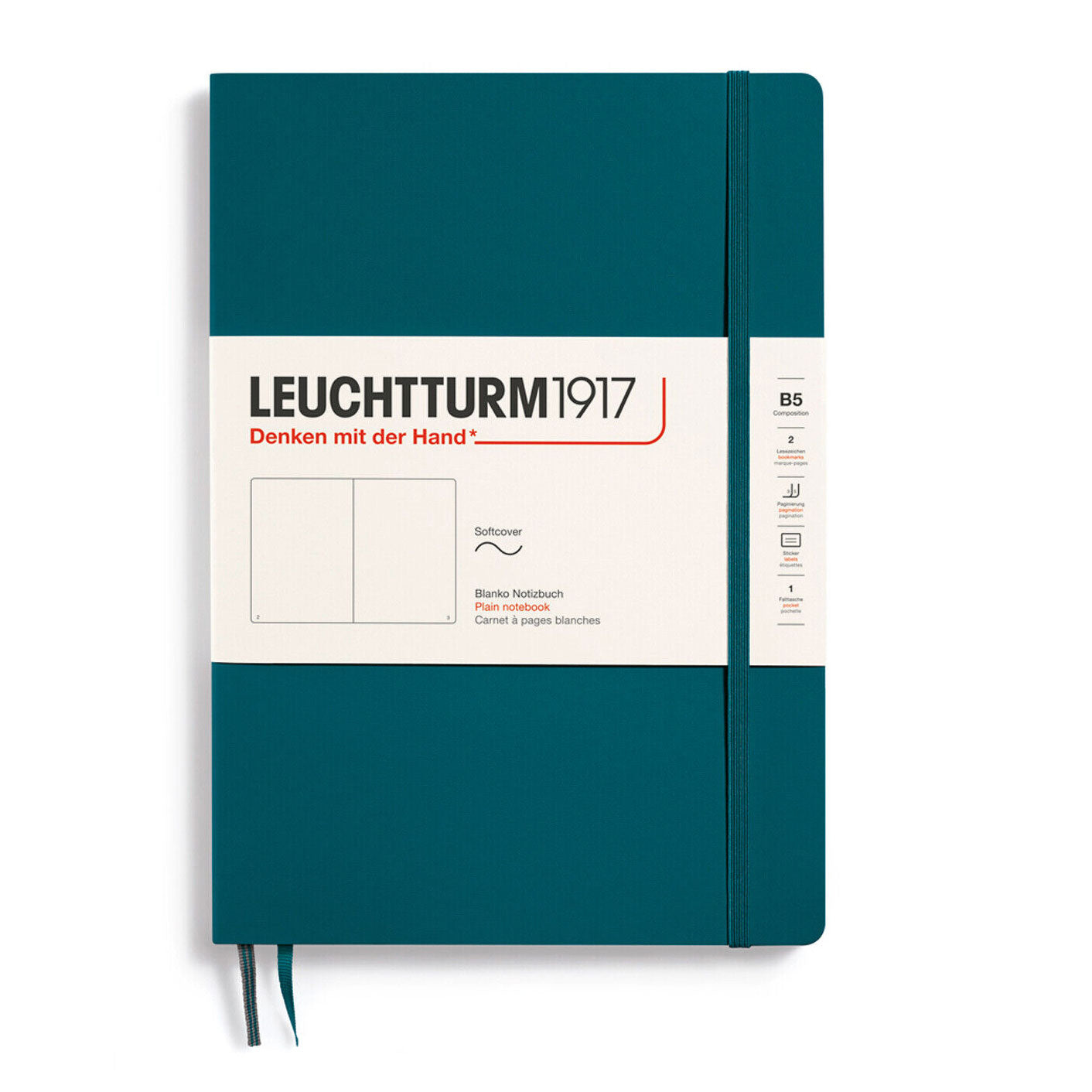 Leuchtturm1917 Classic A5 Hardback Dotted Bullet Journal Notebook