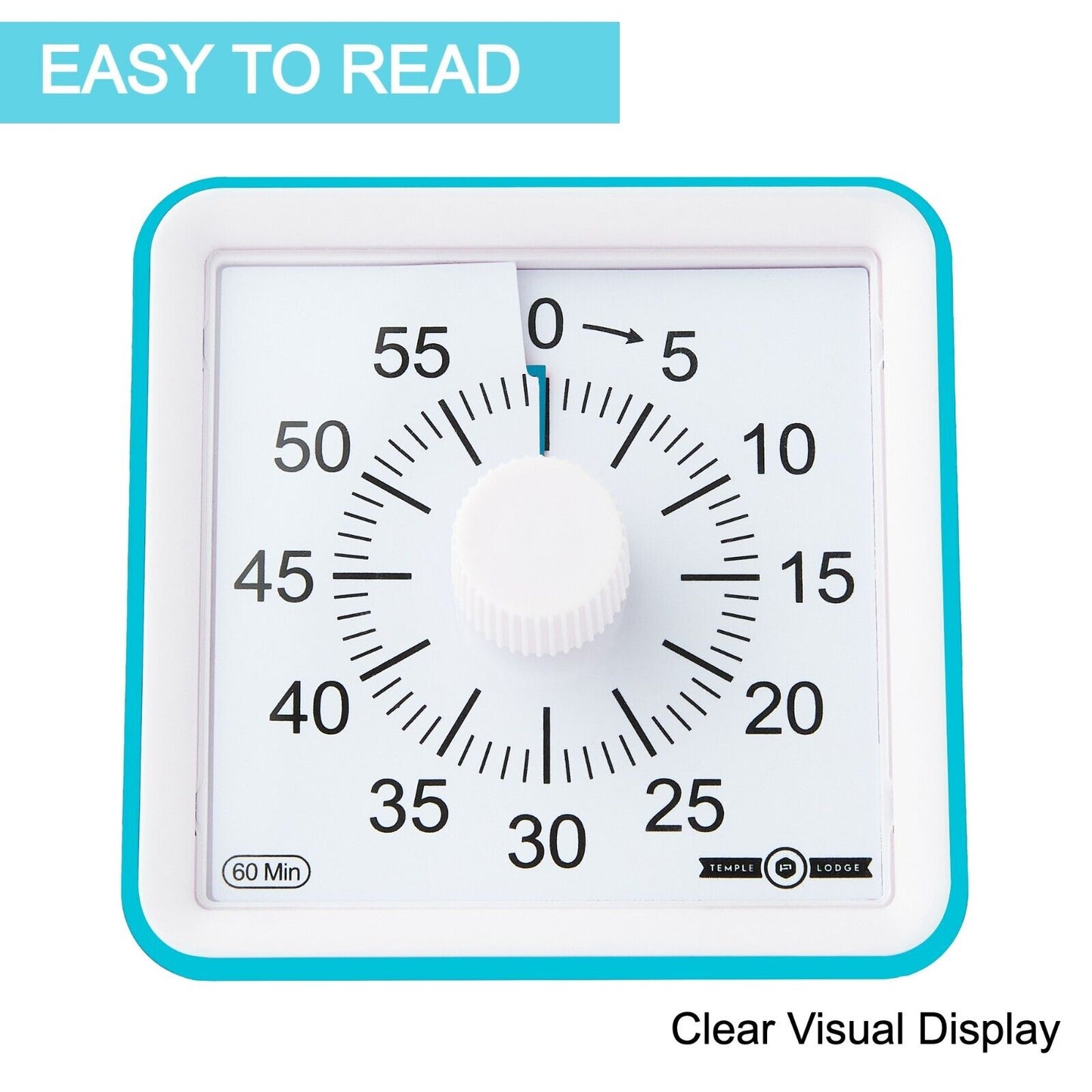 60 Minute Visual Timer Clock Time Management Tool