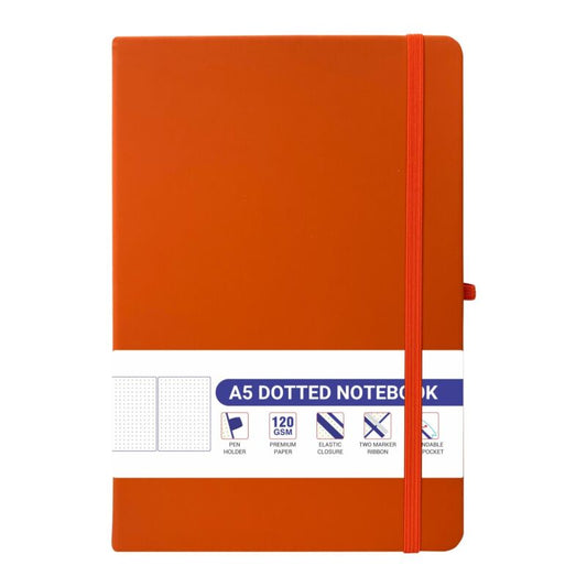 A5 Hardback Dotted Bullet Journal Notebook