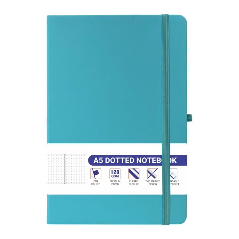A5 Hardback Dotted Bullet Journal Notebook