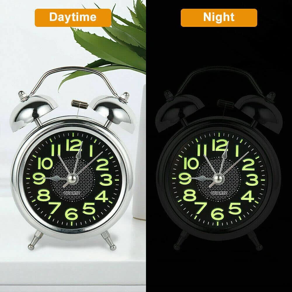 Analogue Loud Twin Bell Bedside Alarm Clock