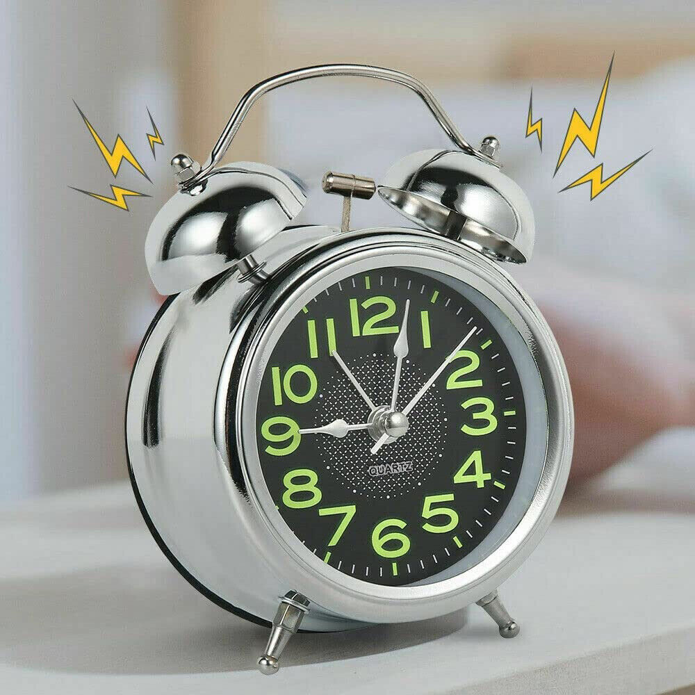 Analogue Loud Twin Bell Bedside Alarm Clock