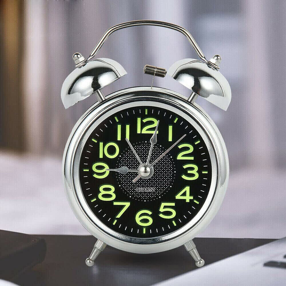 Analogue Loud Twin Bell Bedside Alarm Clock