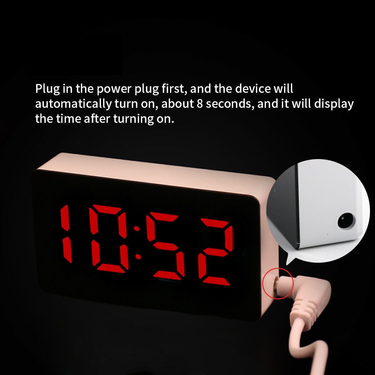 Digital Bedside Alarm Clock