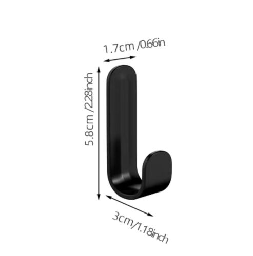 Self Adhesive Key Holder Storage Hooks Wall Mounted Pack of 6
