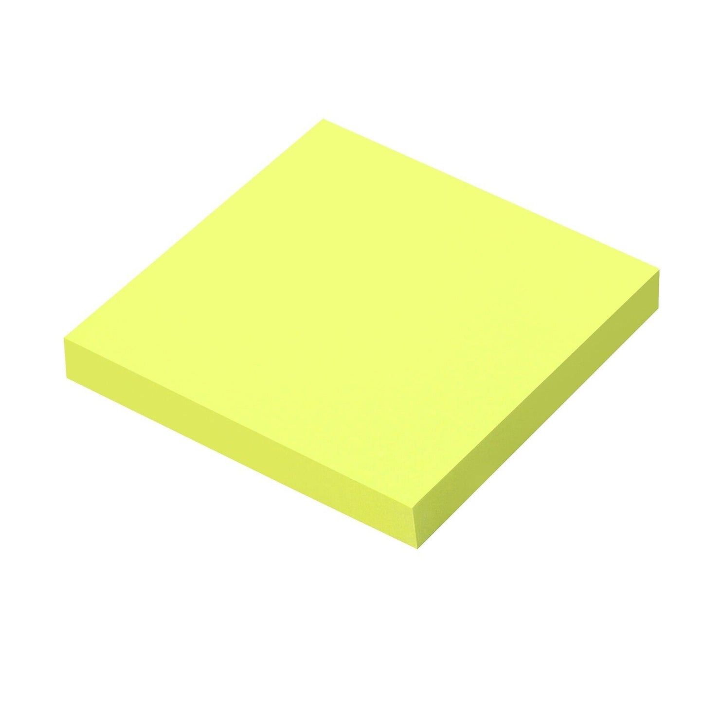 Sticky Notes Removable Reminder Pads Neon Square 76x76 mm Pack of 4