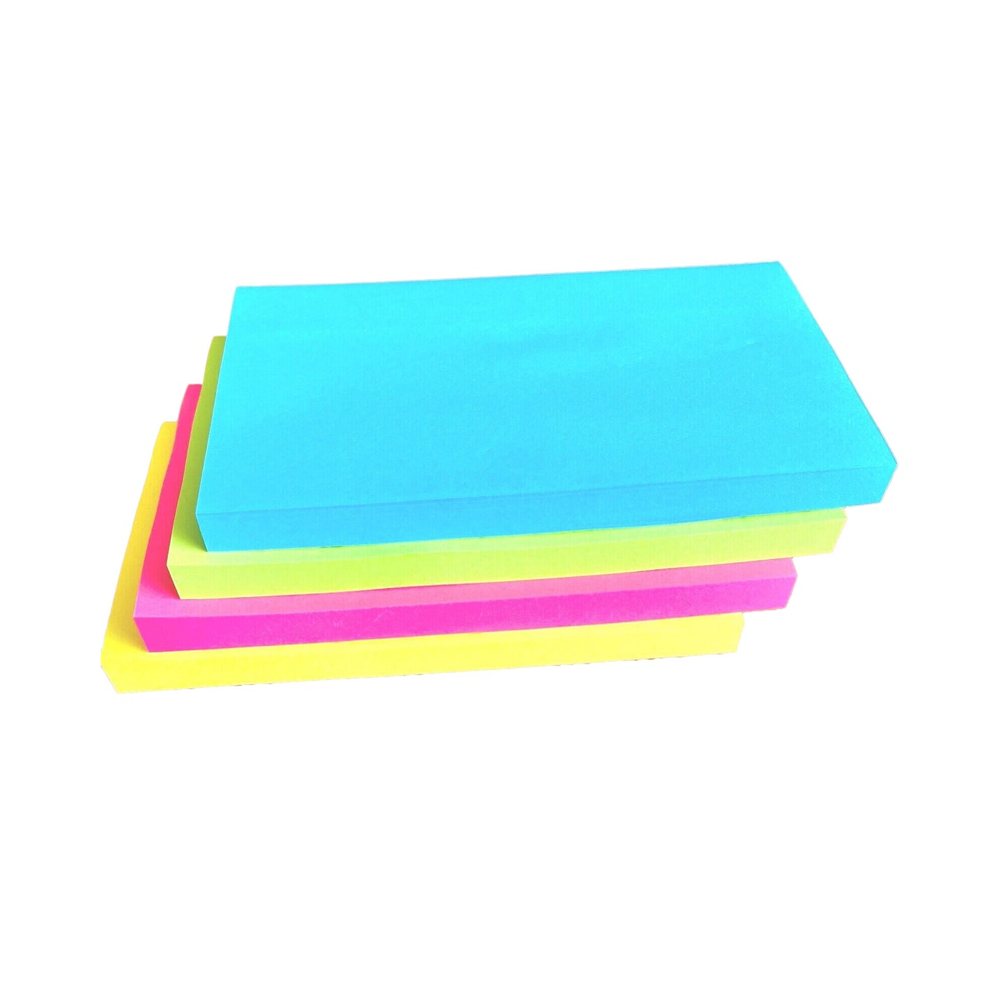 Sticky Notes Neon Pack of Three 76x127 mm