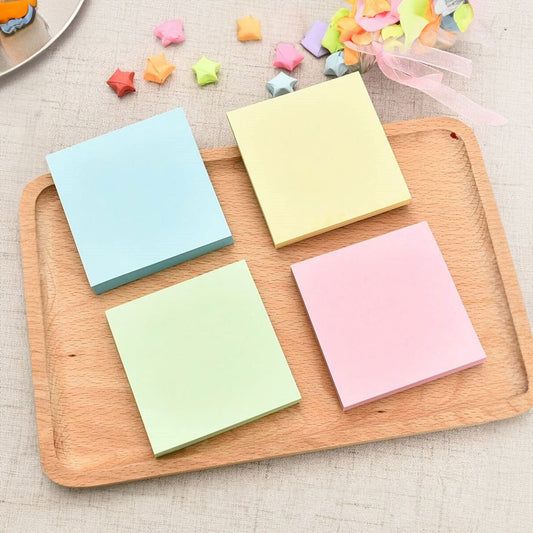 Sticky Notes Removable Reminder Pads Pastel Square 76x76 mm Pack of 2
