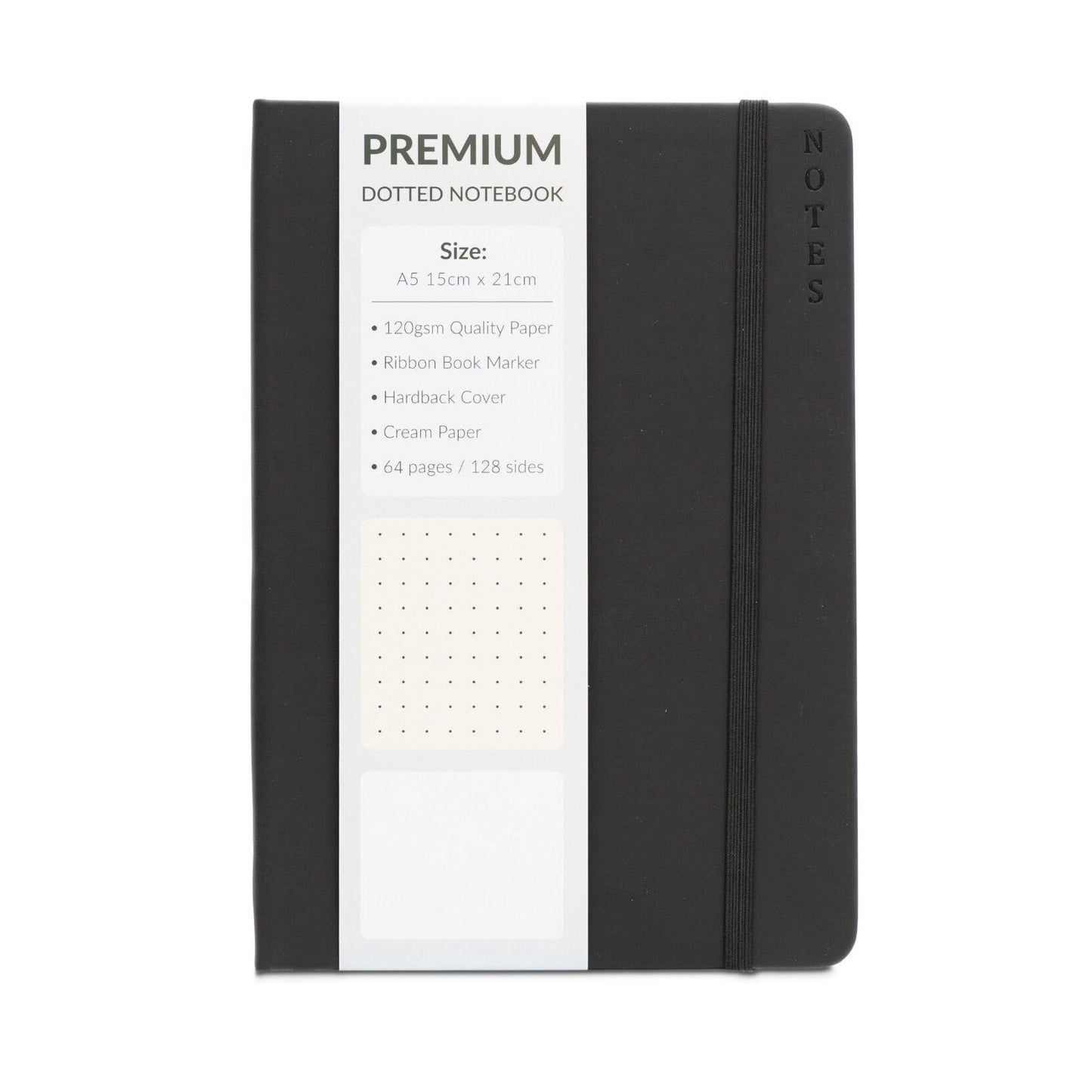 A5 Hardback Premium Dotted Bullet Journal Notebook