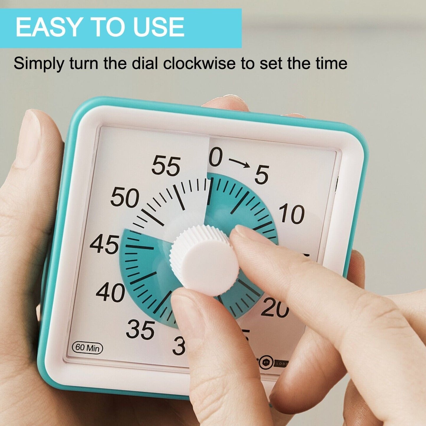 60 Minute Visual Timer Clock Time Management Tool