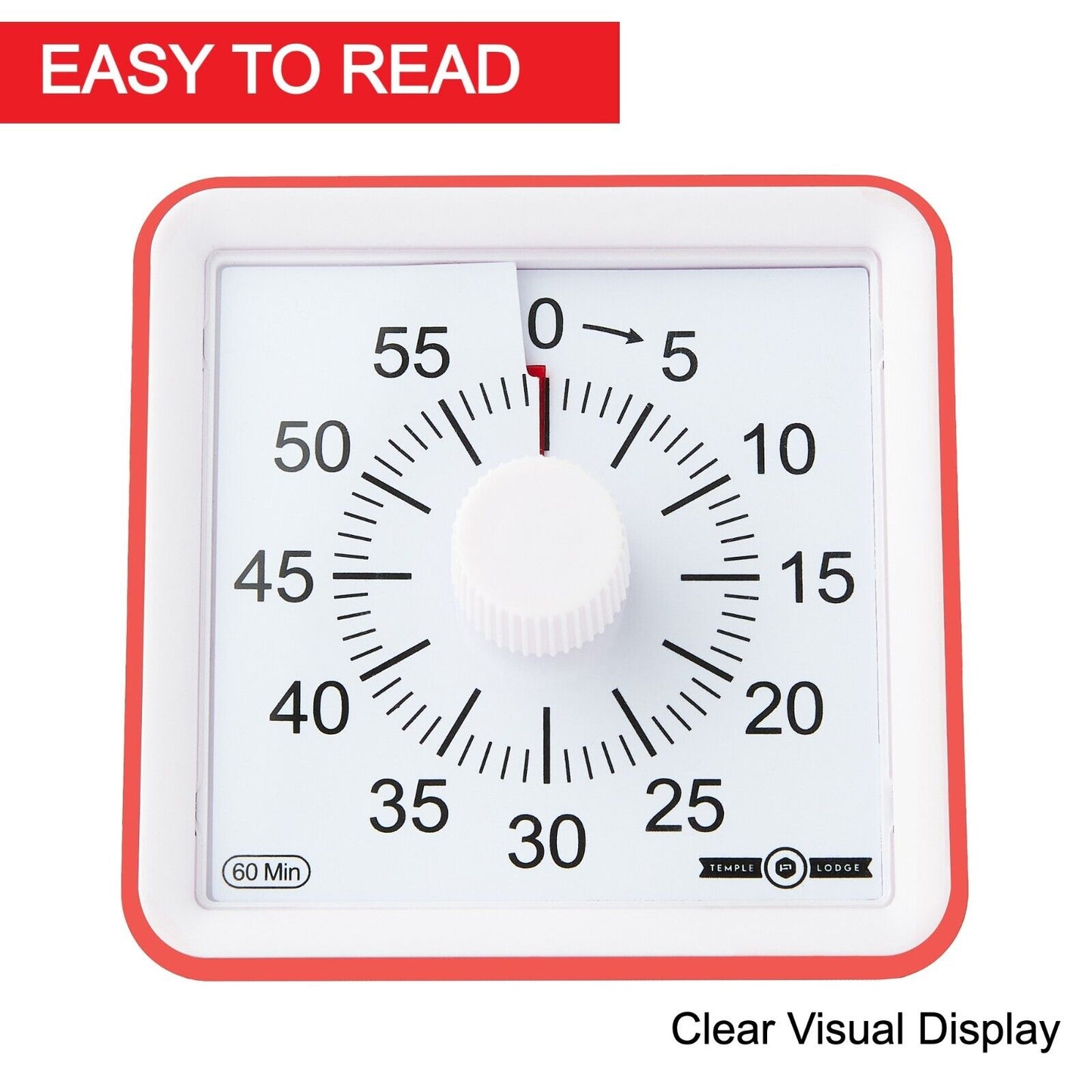 60 Minute Visual Timer Clock Time Management Tool