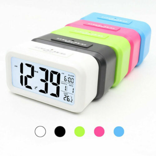 Digital Bedside Alarm Clock With Date And Temperature Display