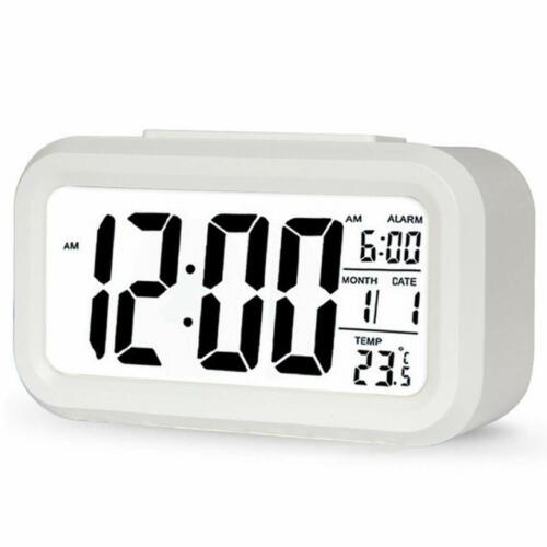Digital Bedside Alarm Clock With Date And Temperature Display