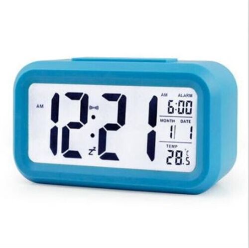 Digital Bedside Alarm Clock With Date And Temperature Display