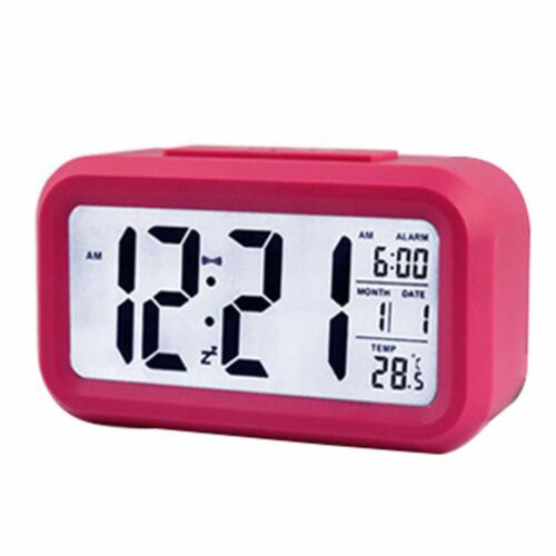 Digital Bedside Alarm Clock With Date And Temperature Display