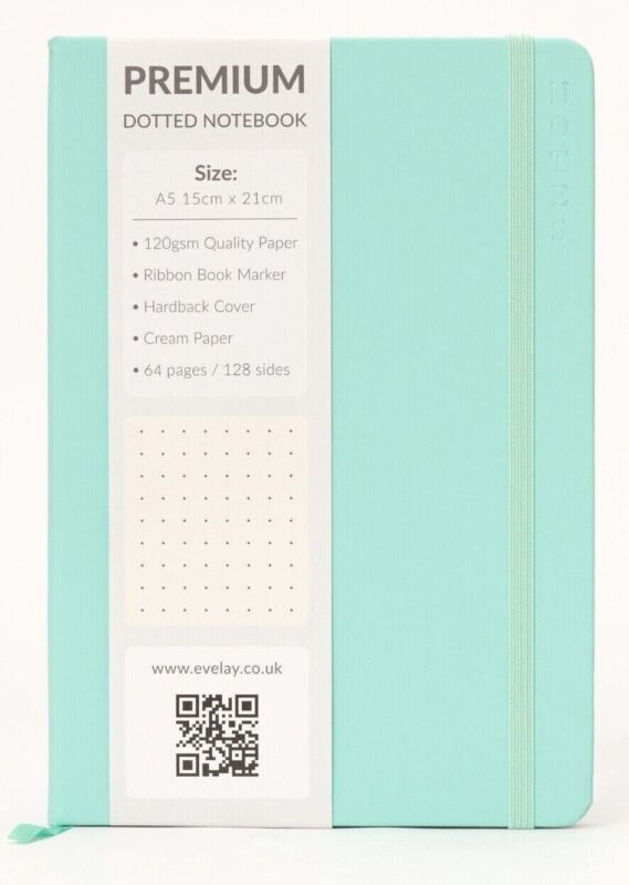 A5 Hardback Premium Dotted Bullet Journal Notebook